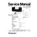Panasonic SU-CH700 Service Manual