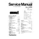 Panasonic SU-V500 Service Manual