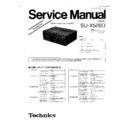 Panasonic SU-X520D Simplified Service Manual