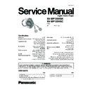 Panasonic SV-MP120VGK, SV-MP120VGC Service Manual