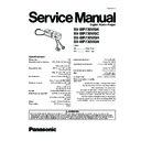 Panasonic SV-MP730VGK, SV-MP730VGC, SV-MP730VGH, SV-MP730VGN Service Manual