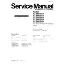 ca-dm4290k, ca-dm4291k, ca-dm4292k, ca-dm4293k, ca-dm4294k service manual