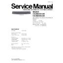 Panasonic CA-DM4591AK, CA-DM4592AK Service Manual