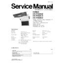cn-th8260z, cn-th8261z, cn-th8262z service manual
