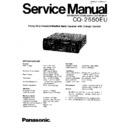 Panasonic CQ-2550EU Service Manual