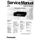 Panasonic CQ-2700EU Service Manual