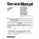 Panasonic CQ-C1001NE, CQ-C1001NW, CQ-C1001W, CQ-C1011NE, CQ-C1011NW, CQ-C1021NE, CQ-C1021NW Service Manual / Supplement