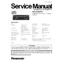 Panasonic CQ-C1001W1 Service Manual