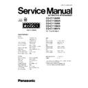 Panasonic CQ-C1120AN, CQ-C1120GN, CQ-C1110AN, CQ-C1110GN, CQ-C1100VN Service Manual