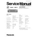 Panasonic CQ-C1301W Service Manual