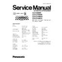 Panasonic CQ-C3300N, CQ-C3100AN, CQ-C3100GN, CQ-C3100VN Service Manual