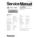 Panasonic CQ-C3401W Service Manual