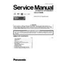 Panasonic CQ-C7353N Service Manual