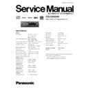 Panasonic CQ-C8403N Service Manual