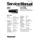 Panasonic CQ-DF800U, CQ-DF700U Service Manual