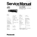 Panasonic CQ-DF800W Service Manual