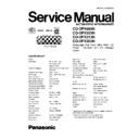 Panasonic CQ-DFX683N, CQ-DFX223N, CQ-DFX213N, CQ-DFX203N Service Manual