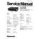 Panasonic CQ-DFX820N, CQ-DFX720N Service Manual