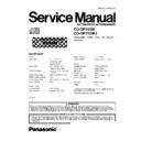 cq-dp153w, cq-dp153wj service manual
