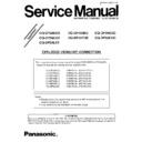 Panasonic CQ-DP300EU, CQ-DP20EUC, CQ-DP34EUC, CQ-DP36EUC, CQ-DP50EUC, CQ-DP55EUC, CQ-DP34LEE Service Manual / Supplement