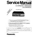 cq-dp601en, cq-dp600aen, cx-dp601euc service manual / supplement