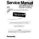Panasonic CQ-DP620AEUC, CQ-DP720EUC (serv.man2) Service Manual / Supplement