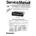Panasonic CQ-DP700LEE, CQ-RDP710EN, CQ-RDP720LEN, CQ-DP400EU, CQ-DP710EUC, CQ-DP720EUC Service Manual / Supplement