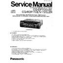 cq-dp700lee, cq-rdp710en, cq-rdp720len service manual