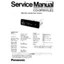 cq-dp800lee service manual