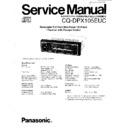 Panasonic CQ-DPX105EUC Service Manual