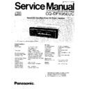 Panasonic CQ-DPX95EUC Service Manual