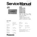 Panasonic CQ-EA1070L, CQ-EA1071L, CQ-EA1072L, CQ-EA1073L, CQ-EA1074L Service Manual