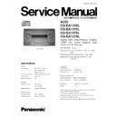 cq-ea1370l, cq-ea1372l, cq-ea1373l, cq-ea1374l service manual