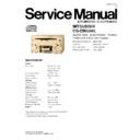 Panasonic CQ-EB0260L Service Manual