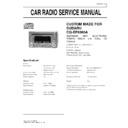 Panasonic CQ-EF6360A Service Manual