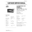 Panasonic CQ-EF7280A (serv.man2) Service Manual