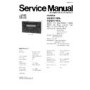Panasonic CQ-EH1180L, CQ-EH1181L Service Manual