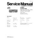 Panasonic CQ-EH1280A Service Manual