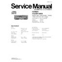 Panasonic CQ-EH1480A Service Manual