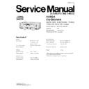Panasonic CQ-EH3360A Service Manual