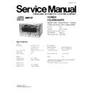 Panasonic CQ-EH5484TS Service Manual