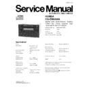 Panasonic CQ-EH8484A Service Manual