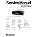 cq-fx75ew service manual