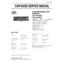 Panasonic CQ-JF1260L, CQ-JF1261L Service Manual