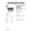 Panasonic CQ-JF1460LA Service Manual