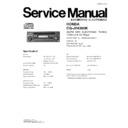 Panasonic CQ-JH4380K (serv.man3) Service Manual