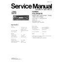 Panasonic CQ-JH4381K Service Manual