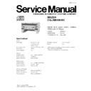 Panasonic CQ-JM0580AK Service Manual
