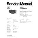 Panasonic CQ-JM4560AK Service Manual