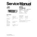 Panasonic CQ-JM8480K Service Manual